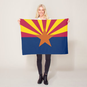 Couverture Polaire Drapeau de l'État de l'Arizona