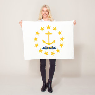 Couverture Polaire Drapeau de l'État de Rhode Island