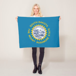 Couverture Polaire Drapeau de l'État du Dakota du Sud