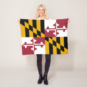Couverture Polaire Drapeau de l'État du Maryland