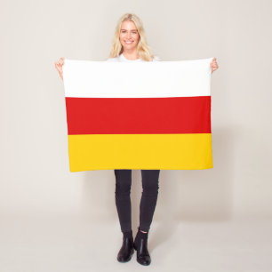 Couverture Polaire Drapeau de l'Ossétie du Sud