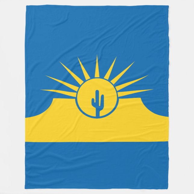 Couverture Polaire Drapeau de Mesa, Arizona Fleece Blanket (Devant)