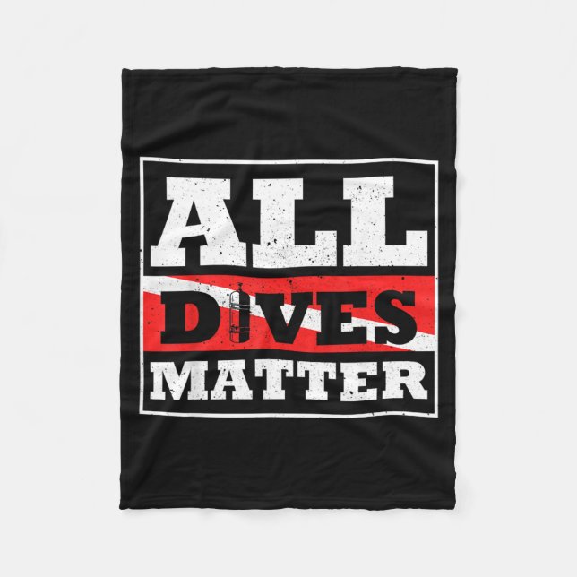 Couverture Polaire Drapeau de plongée sous-marine pour toutes les plo (Devant)