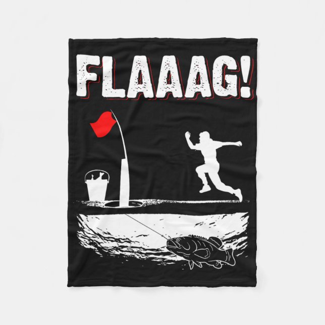 Couverture Polaire Drapeau de signalisation pour pêche sur glace pour (Devant)