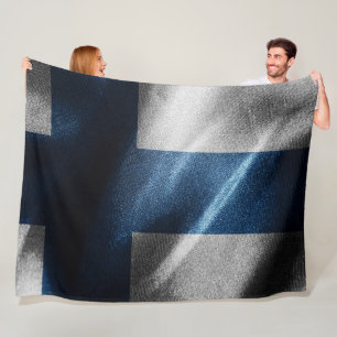 Couverture Polaire Drapeau de soie finlandaise