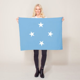Couverture Polaire Drapeau des États fédérés de Micronésie