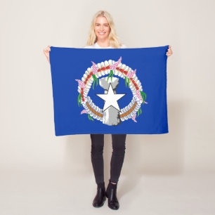 Couverture Polaire Drapeau des Îles Mariannes du Nord