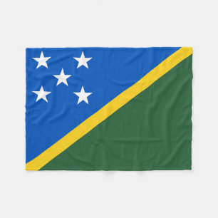 Couverture Polaire Drapeau des Îles Salomon