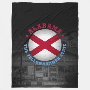 COUVERTURE POLAIRE DRAPEAU D'ÉTAT D'ALABAMA