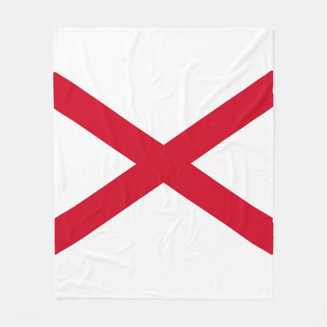 Couverture Polaire Drapeau d'État de l'Alabama (Devant)