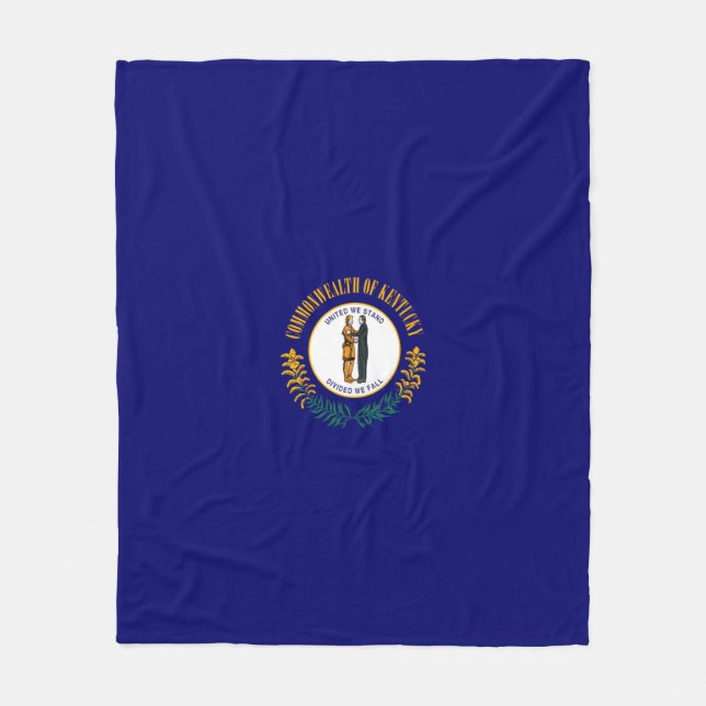Couverture Polaire Drapeau d'État du Kentucky (Devant)