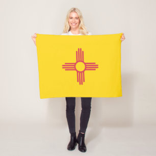 Couverture Polaire Drapeau d'État du Nouveau-Mexique, États-Unis