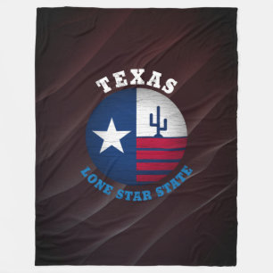 COUVERTURE POLAIRE DRAPEAU D'ÉTAT TEXAS LONE STAR
