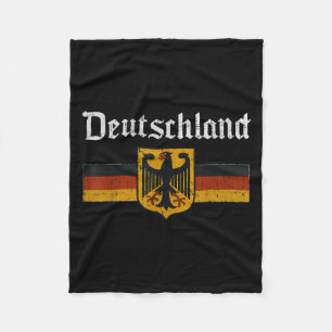 Couverture Polaire Drapeau Deutschland Aigle Vintage patrimoine allem