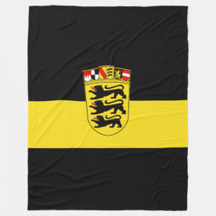 Couverture Polaire Drapeau du Bade-Wurtemberg Blanket en polaire