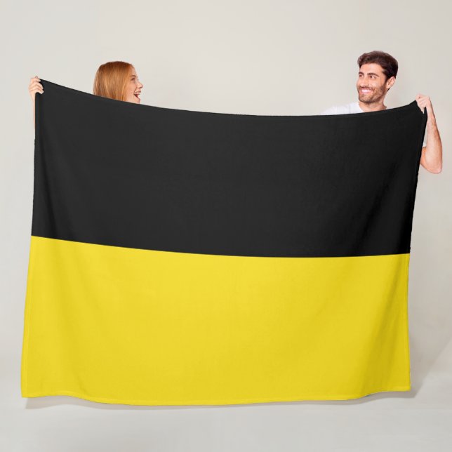 Couverture Polaire Drapeau du Bade-Wurtemberg (État allemand) (En situation)