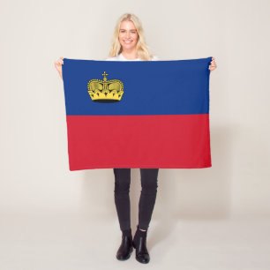 Couverture Polaire Drapeau du Liechtenstein