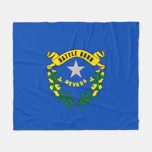 Couverture Polaire Drapeau du Nevada