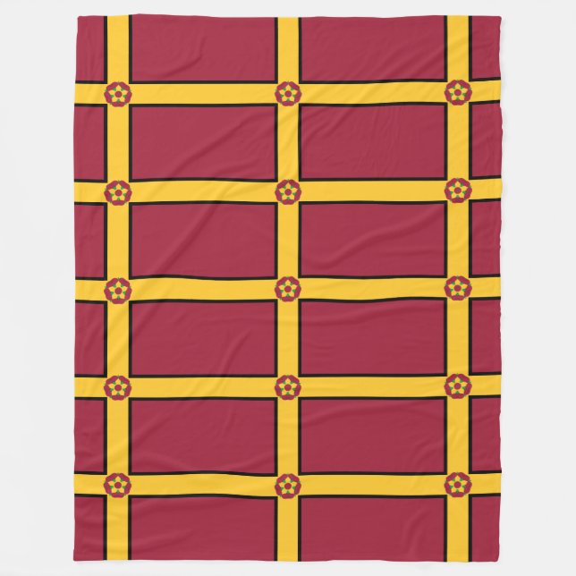 Couverture Polaire Drapeau du Northamptonshire (Devant)