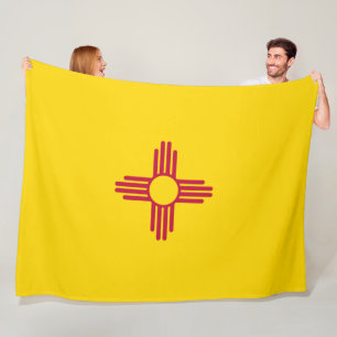 Couverture Polaire Drapeau du Nouveau-Mexique (États-Unis)