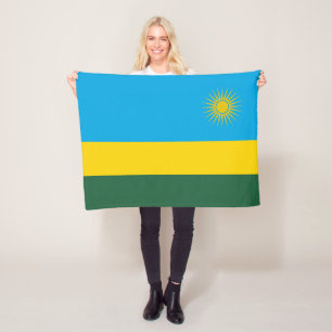 Couverture Polaire Drapeau du Rwanda