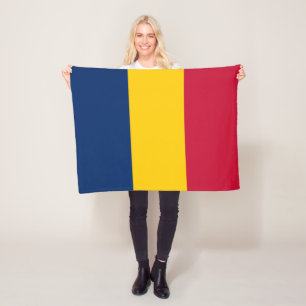 Couverture Polaire Drapeau du Tchad