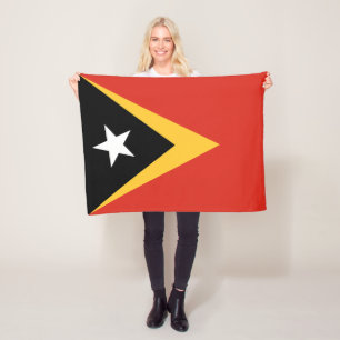 Couverture Polaire Drapeau du Timor oriental