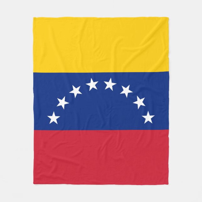 Couverture Polaire Drapeau du Venezuela (Devant)