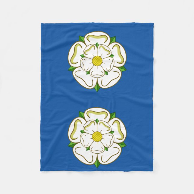 Couverture Polaire Drapeau du Yorkshire (Devant)