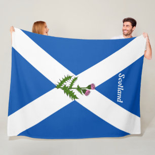 Couverture Polaire Drapeau écossais