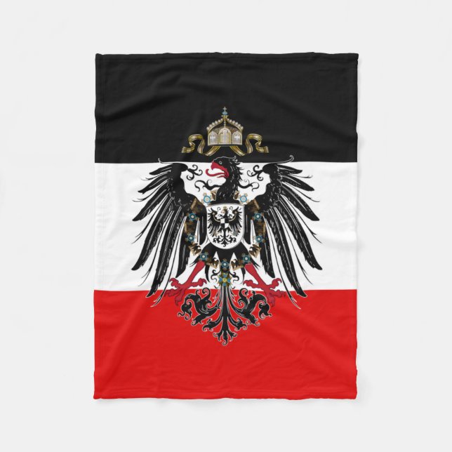Couverture Polaire Drapeau Empire allemand (Devant)
