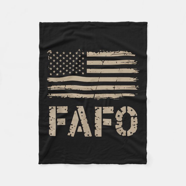 Couverture Polaire Drapeau Fafo (Devant)