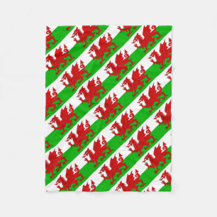 Couverture Polaire Drapeau Gallois / Pays de Galles - Cymru haute qua