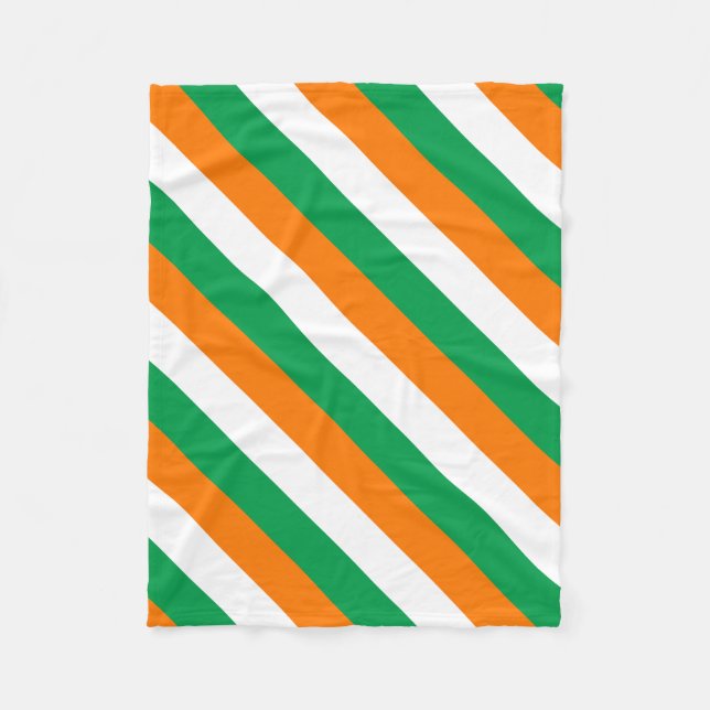Couverture Polaire drapeau irlandais (Devant)