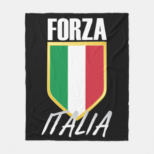 Couverture Polaire Drapeau italien Forza Italia Soccer