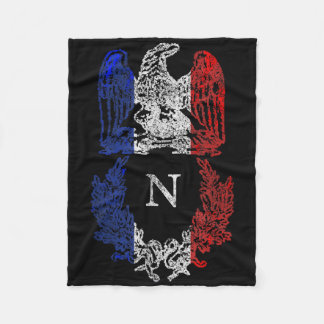 Couverture Polaire Drapeau Napoléon Bonaparte Aigle Français Drapeau