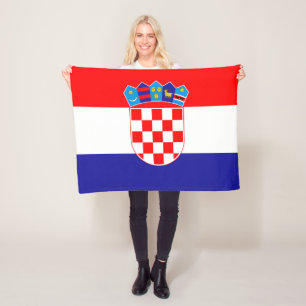 Couverture Polaire Drapeau national de Croatie Zastava Hrvatske petit
