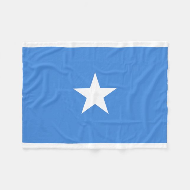Couverture Polaire Drapeau national du monde de la Somalie (Devant (Horizontal))