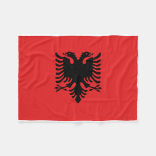 Couverture Polaire Drapeau national du monde de l'Albanie