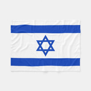 Couverture Polaire Drapeau national du monde de l'Israël
