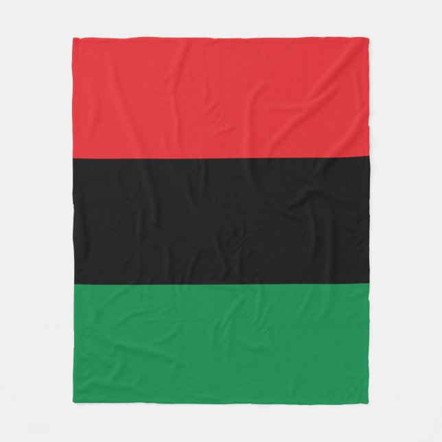 Couverture Polaire Drapeau panafricain UNIA (Devant)