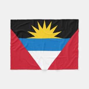 Couverture Polaire Drapeau patriotique d'Antigua-et-Barbuda