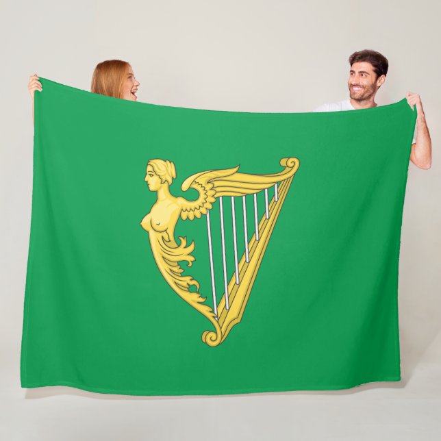 Couverture Polaire Drapeau républicain irlandais (En situation)