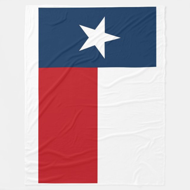 COUVERTURE POLAIRE DRAPEAU TEXAS (Devant)