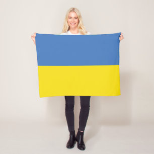 Couverture Polaire Drapeau ukrainien Slava Ukraini С л а в а р У к d