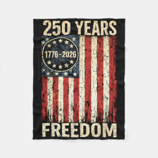 Couverture Polaire Drapeau Vintage 250 Ans Américain 1776 2026 250ème