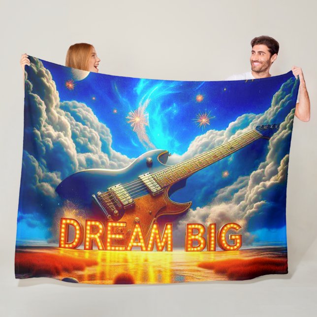 Couverture Polaire Dream Big (En situation)