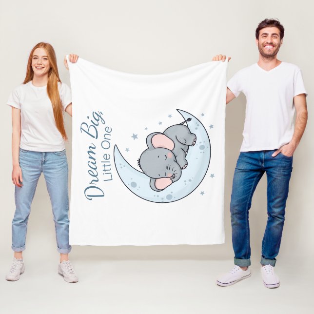 Couverture Polaire Dream Big, Little One (En situation)