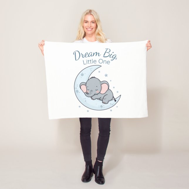Couverture Polaire Dream Big, Little One (En situation)