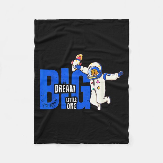 Couverture Polaire Dream Big, Little One - Insrational Quote Gift For (Devant)